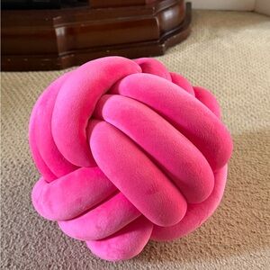 Pink Knot Pillow